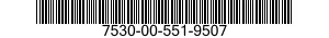 7530-00-551-9507 PAPER,TABULATING MACHINE,CONTINUOUS FLAT FOLD 7530005519507 005519507