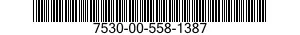 7530-00-558-1387  7530005581387 005581387