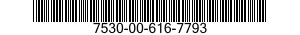 7530-00-616-7793  7530006167793 006167793