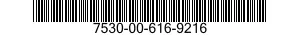 7530-00-616-9216  7530006169216 006169216