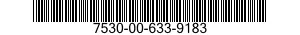7530-00-633-9183  7530006339183 006339183