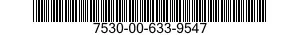 7530-00-633-9547  7530006339547 006339547