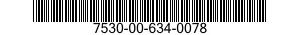7530-00-634-0078  7530006340078 006340078
