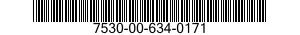 7530-00-634-0171  7530006340171 006340171