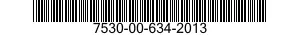 7530-00-634-2013  7530006342013 006342013