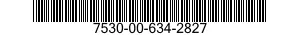 7530-00-634-2827  7530006342827 006342827