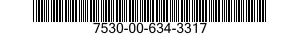 7530-00-634-3317  7530006343317 006343317