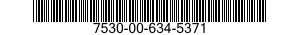 7530-00-634-5371  7530006345371 006345371