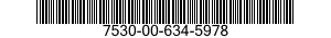 7530-00-634-5978  7530006345978 006345978