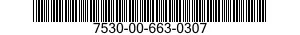 7530-00-663-0307  7530006630307 006630307