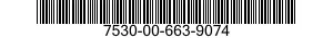 7530-00-663-9074  7530006639074 006639074