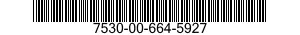 7530-00-664-5927  7530006645927 006645927