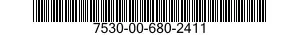 7530-00-680-2411  7530006802411 006802411