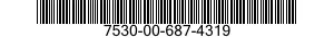 7530-00-687-4319  7530006874319 006874319