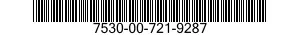 7530-00-721-9287  7530007219287 007219287