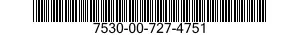 7530-00-727-4751  7530007274751 007274751