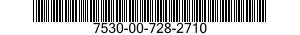 7530-00-728-2710  7530007282710 007282710