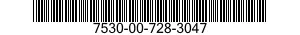 7530-00-728-3047  7530007283047 007283047