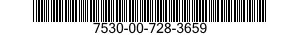 7530-00-728-3659  7530007283659 007283659