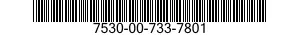 7530-00-733-7801  7530007337801 007337801