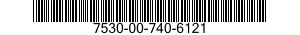 7530-00-740-6121  7530007406121 007406121