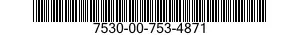 7530-00-753-4871  7530007534871 007534871