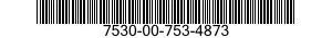 7530-00-753-4873  7530007534873 007534873