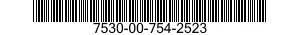 7530-00-754-2523  7530007542523 007542523