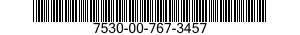 7530-00-767-3457  7530007673457 007673457