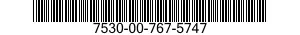 7530-00-767-5747  7530007675747 007675747