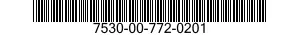 7530-00-772-0201  7530007720201 007720201