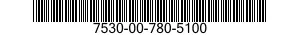 7530-00-780-5100 FOLDER,FILE 7530007805100 007805100