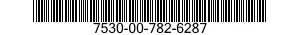 7530-00-782-6287 LABEL 7530007826287 007826287