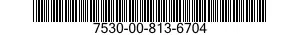 7530-00-813-6704  7530008136704 008136704