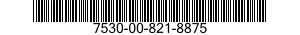 7530-00-821-8875  7530008218875 008218875