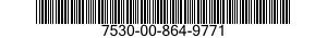 7530-00-864-9771  7530008649771 008649771