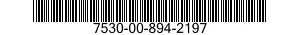 7530-00-894-2197  7530008942197 008942197