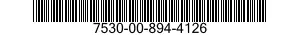 7530-00-894-4126 CARD,INDEX 7530008944126 008944126