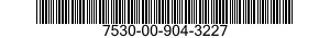 7530-00-904-3227  7530009043227 009043227
