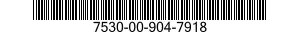 7530-00-904-7918 CHART,RECORDING INSTRUMENT 7530009047918 009047918