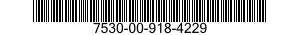7530-00-918-4229  7530009184229 009184229