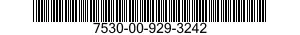 7530-00-929-3242 CHART,RECORDING INSTRUMENT 7530009293242 009293242