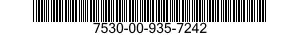 7530-00-935-7242  7530009357242 009357242