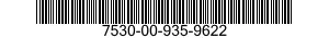 7530-00-935-9622 FORM,PRINTED 7530009359622 009359622