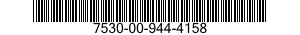 7530-00-944-4158  7530009444158 009444158