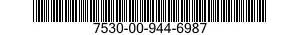7530-00-944-6987  7530009446987 009446987