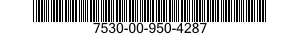 7530-00-950-4287  7530009504287 009504287