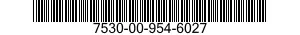 7530-00-954-6027  7530009546027 009546027