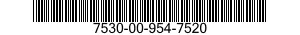 7530-00-954-7520  7530009547520 009547520