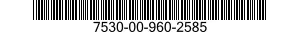 7530-00-960-2585 CHART,RECORDING INSTRUMENT 7530009602585 009602585